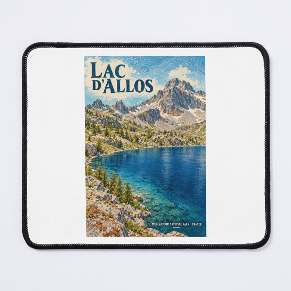 Item preview, Lac D´Allos - France designed and sold by GoodOldVintage.