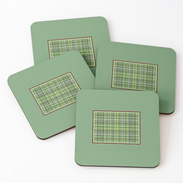 Item preview, Mu’ur (UM) Empire™ al-Benhadiel©™ acquisition, Avocado Plaid designed and sold by HardyKnitDesign.