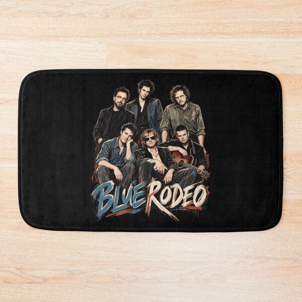 Item preview, Blue Rodeo Band – Vintage Canadian Country Rock Music Art designed and sold by Jadegothgobby.
