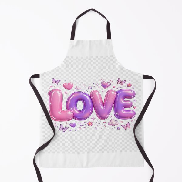 Item preview, Balloon Love Typography with Butterflies designed and sold by Tmline.