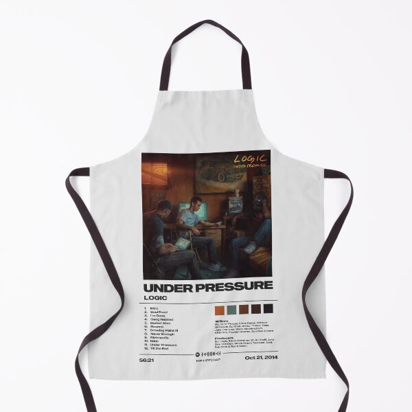 Item preview, Under Pressure by Logic - Minimalist Tracklist Art designed and sold by FourthWall Prints.