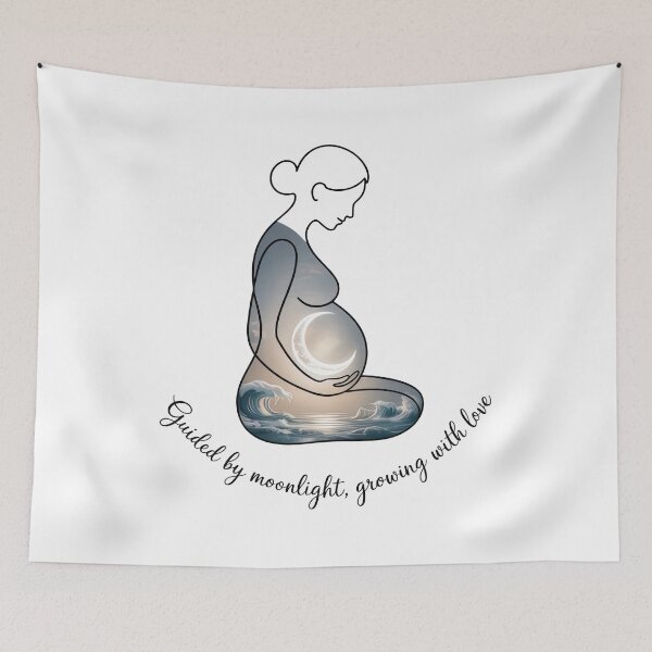 Item preview, Guided By Moonlight Growing With Love Ocean Piece designed and sold by 108stillness.