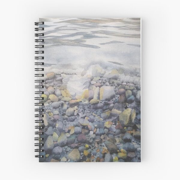 Item preview, Pebble Beach and Clear Water Watercolor  designed and sold by SlavaArt.
