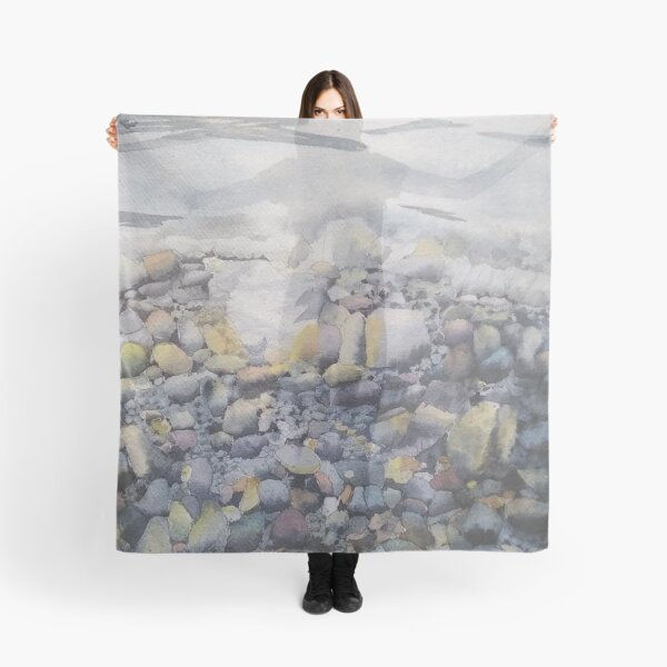 Item preview, Pebble Beach and Clear Water Watercolor designed and sold by SlavaArt.