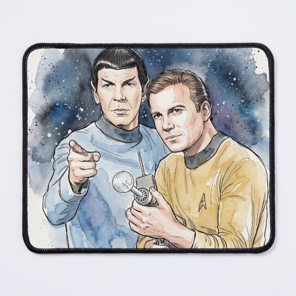 Item preview, Captain Kirk and Mr. Spock designed and sold by sid1802.
