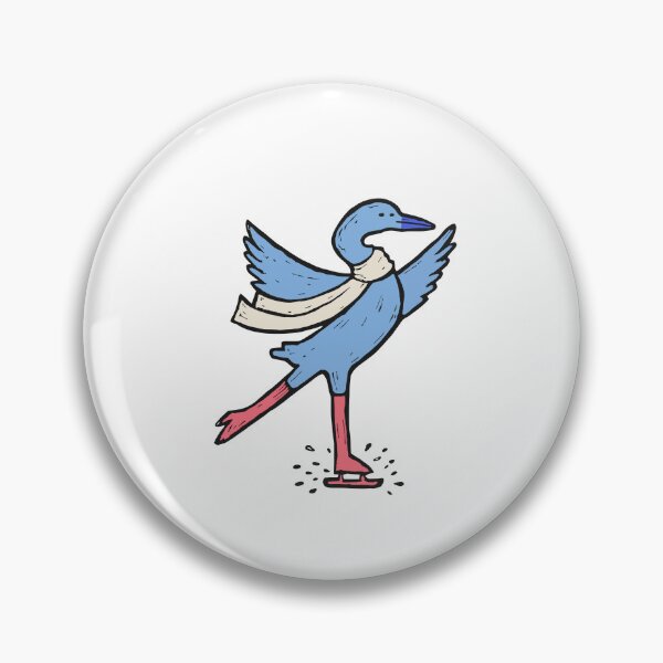 Item preview, Figure Skating Heron in a Spin designed and sold by BysonDesigns.