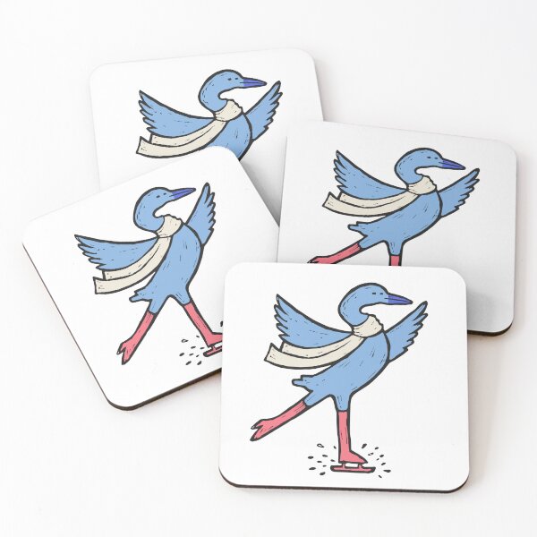Item preview, Figure Skating Heron in a Spin designed and sold by BysonDesigns.