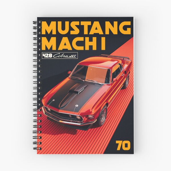 Item preview, Vintage Mustang Mach 1 428 Cobra Jet Art designed and sold by OUTLAWND.