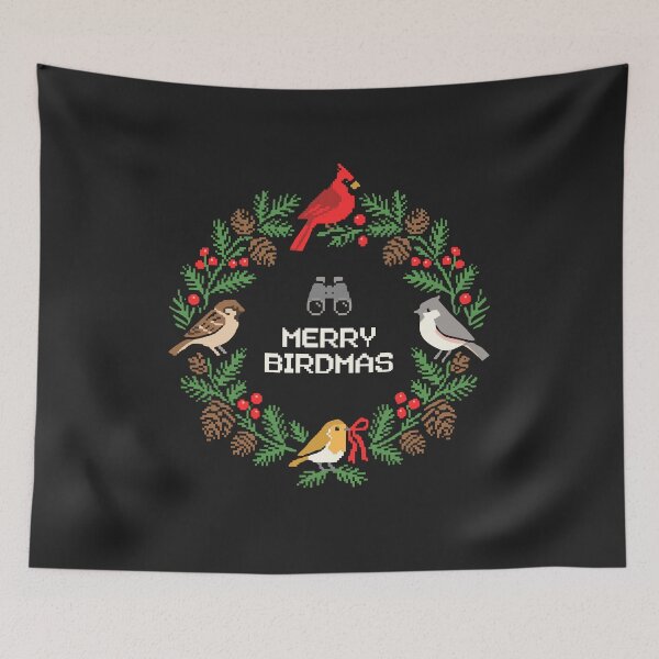 Item preview, Merry Birdmas designed and sold by artistastshirt.