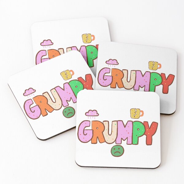 Item preview, Grumpy - Hand-Lettered Riso Word designed and sold by BysonDesigns.