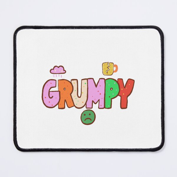 Item preview, Grumpy - Hand-Lettered Riso Word designed and sold by BysonDesigns.