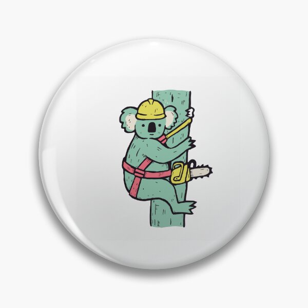 Item preview, Arborist Koala Up a Tree designed and sold by BysonDesigns.