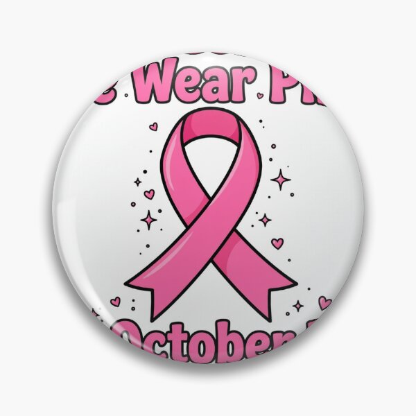 Item preview, In October We Wear Pink Shirt – Breast Cancer Awareness Ribbon T-Shirt designed and sold by Wear Pink Studio.