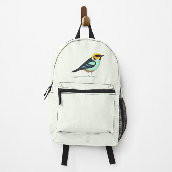 Item preview, Flame Faced Tanager Bird designed and sold by julianamotzko.