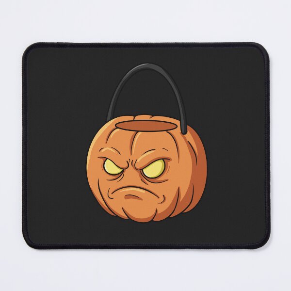 Item preview, Cranky Jack O Lantern - Halloween Pumpkin Bucket designed and sold by TeaAlchemist.