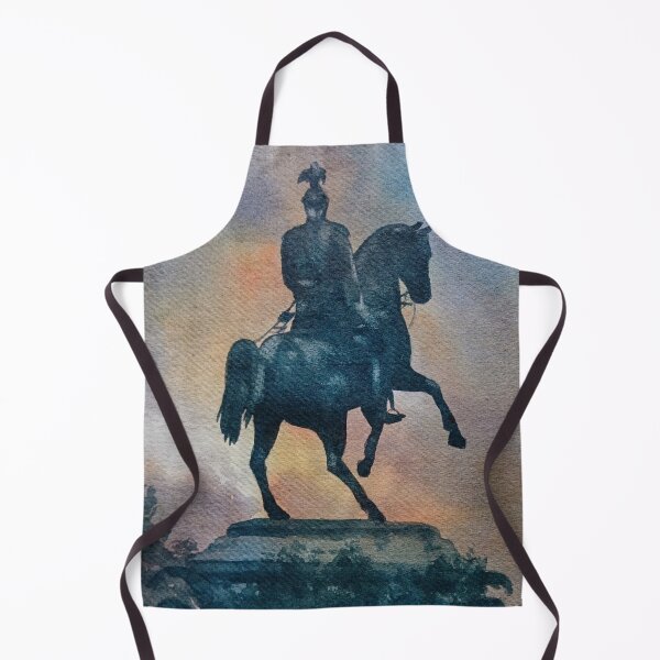 Item preview, Equestrian Monument of Nicholas I at Sunset designed and sold by SlavaArt.