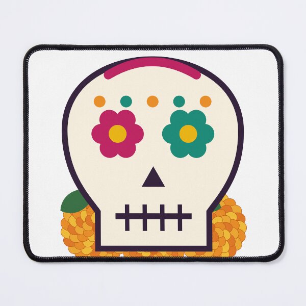 Item preview, Sugar Skull with Marigolds · Día de Muertos designed and sold by EdicionesSastal.
