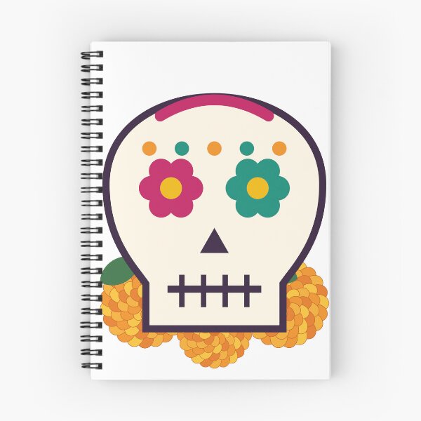 Item preview, Sugar Skull with Marigolds · Día de Muertos designed and sold by EdicionesSastal.