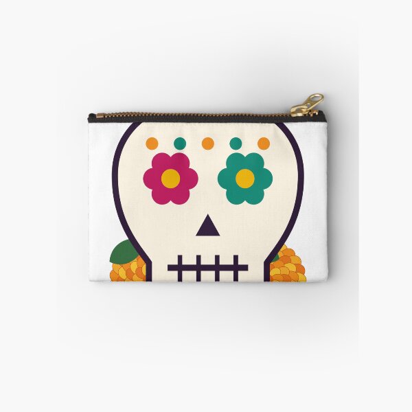 Item preview, Sugar Skull with Marigolds · Día de Muertos designed and sold by EdicionesSastal.