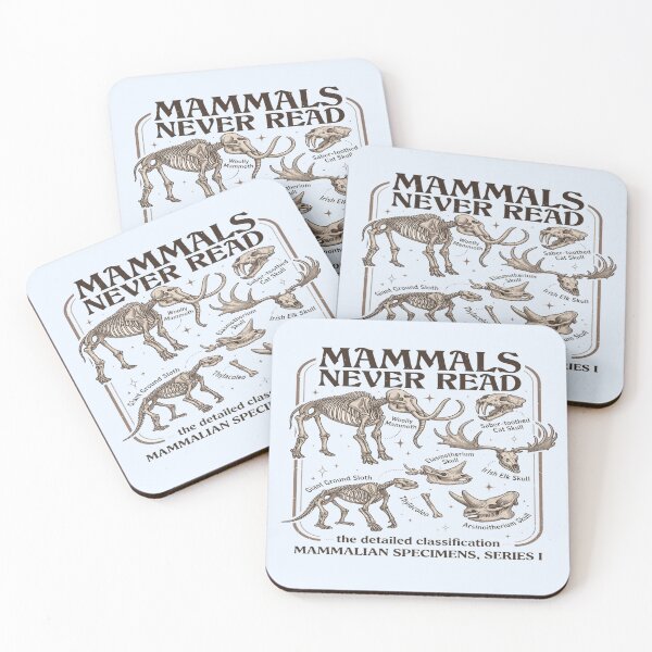 Item preview, Mammals Never Read – Prehistoric Mammalian Specimens Scientific Chart designed and sold by Moad Fahim.