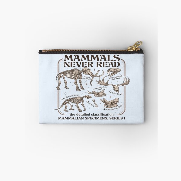 Item preview, Mammals Never Read – Prehistoric Mammalian Specimens Scientific Chart designed and sold by Moad Fahim.