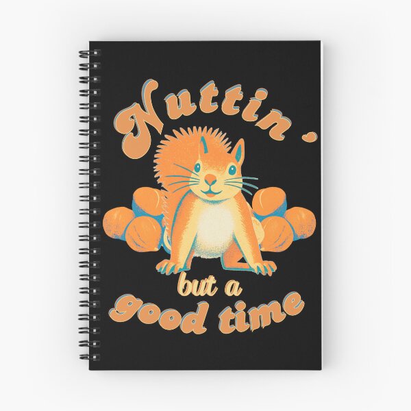 Item preview, Nuttin' But A Good Time | Funny Squirrel Retro Style Pun designed and sold by SunandShade.