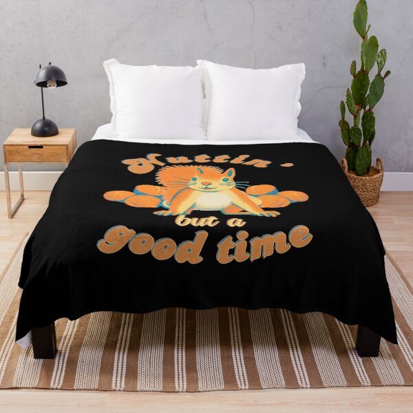 Item preview, Nuttin' But A Good Time | Funny Squirrel Retro Style Pun designed and sold by SunandShade.