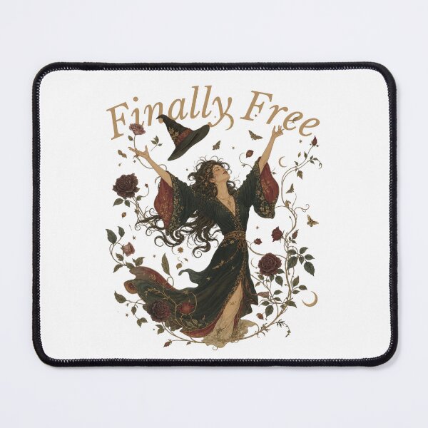 Item preview, Finally Free Witchy Vintage Magic Retro Art designed and sold by SedaMythica.