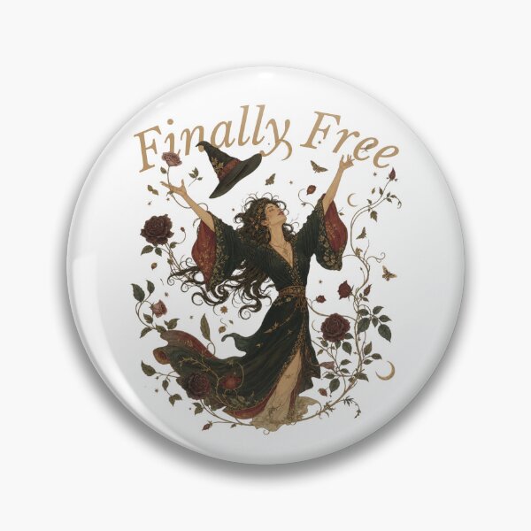 Item preview, Finally Free Witchy Vintage Magic Retro Art designed and sold by SedaMythica.