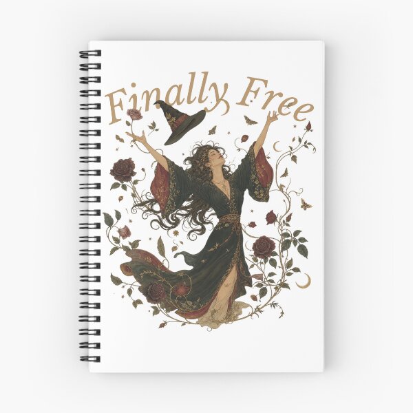 Item preview, Finally Free Witchy Vintage Magic Retro Art designed and sold by SedaMythica.