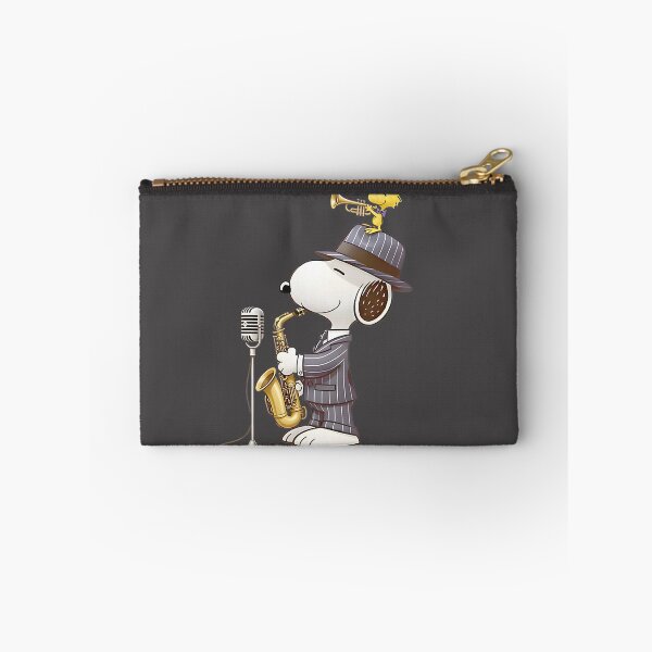 Item preview, Jazz Music Inspired Snoopy and Woodstock Illustration designed and sold by GeekMagistral.