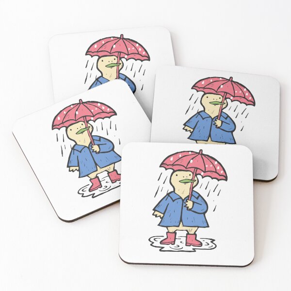 Item preview, Rainy Day Duck in Rubber Boots designed and sold by BysonDesigns.