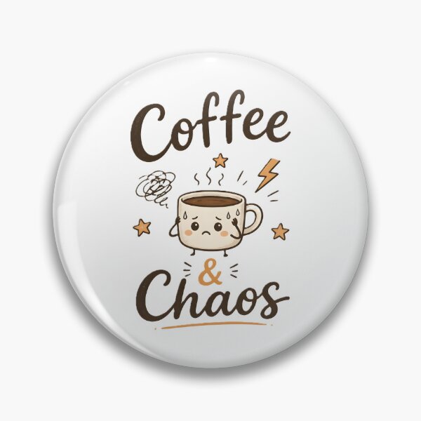 Item preview, Coffee & Chaos | Cute Stressed Coffee Cup designed and sold by dreamz-world.