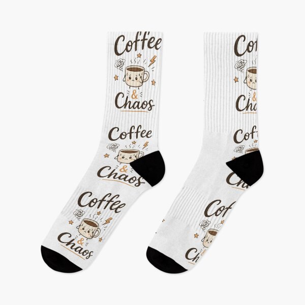 Item preview, Coffee & Chaos | Cute Stressed Coffee Cup designed and sold by dreamz-world.