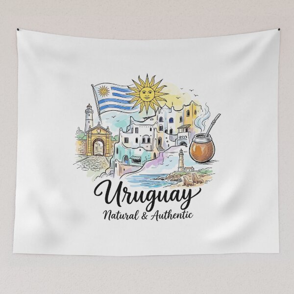 Item preview, Uruguay Natural & Authentic – Travel Art designed and sold by EdwinkOne.