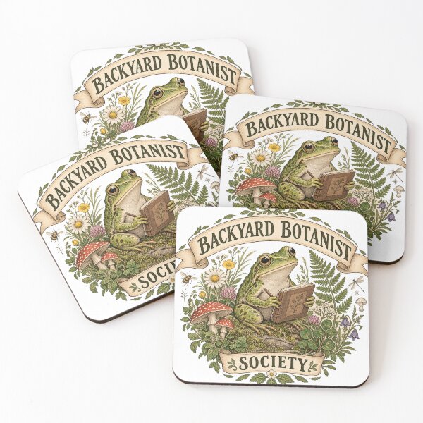 Item preview, Backyard Botanist Society – Frog Nature Club designed and sold by AMBAYK.