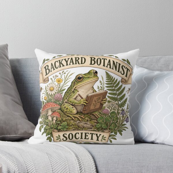 Item preview, Backyard Botanist Society – Frog Nature Club designed and sold by AMBAYK.