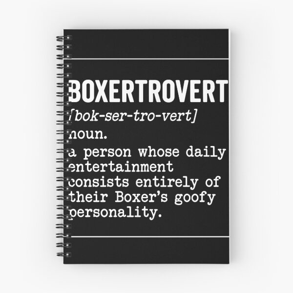 Item preview, Boxertrovert Boxer Dog Owner Pet Lover Definition designed and sold by PopStars1993.