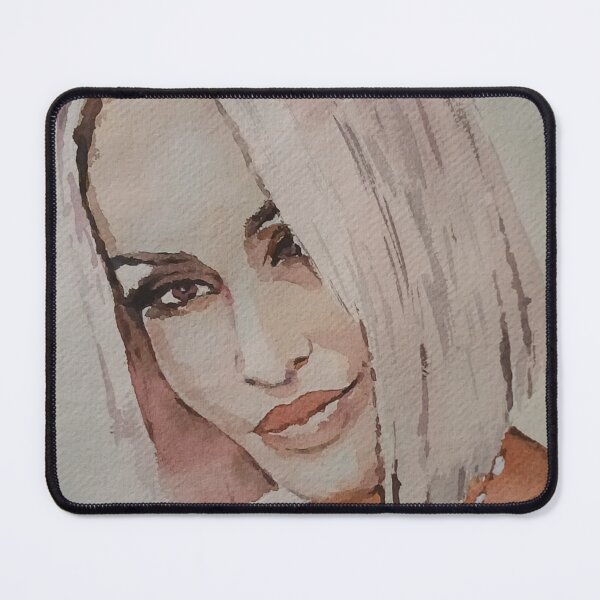Item preview, Blonde Woman Watercolor Portrait designed and sold by SlavaArt.