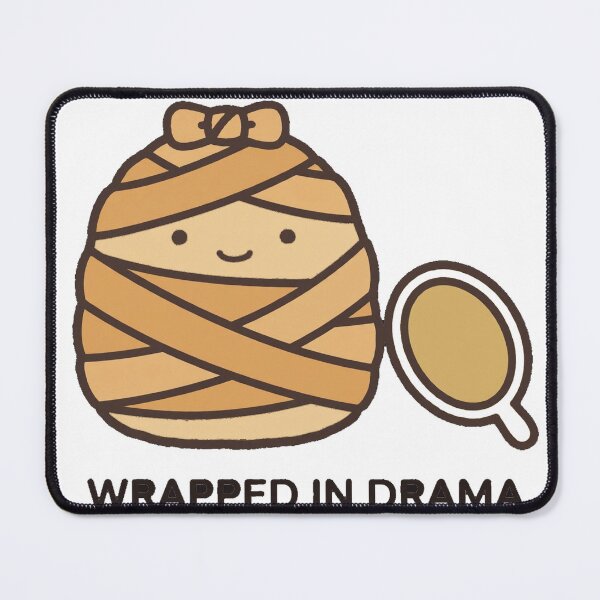Item preview, Cute Mummy Wrapped In Drama Halloween Sticker designed and sold by xiaoxiaochibi.