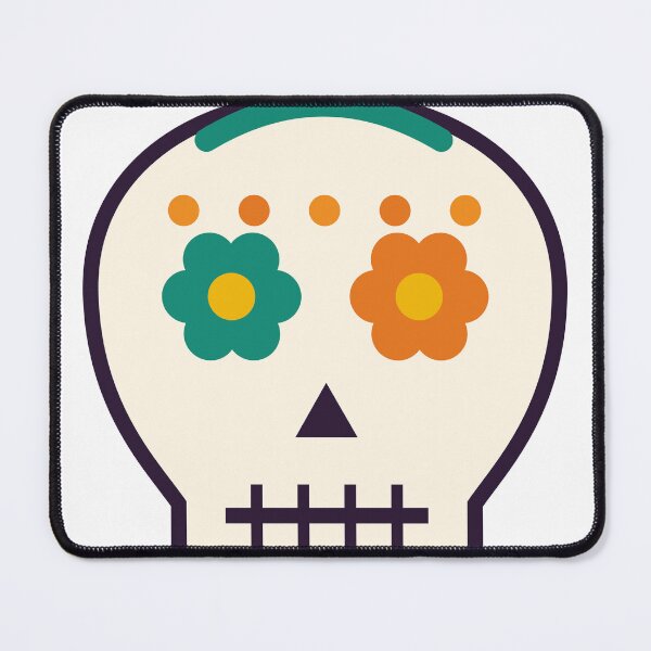 Item preview, Teal Sugar Skull · Calavera · Día de Muertos designed and sold by EdicionesSastal.