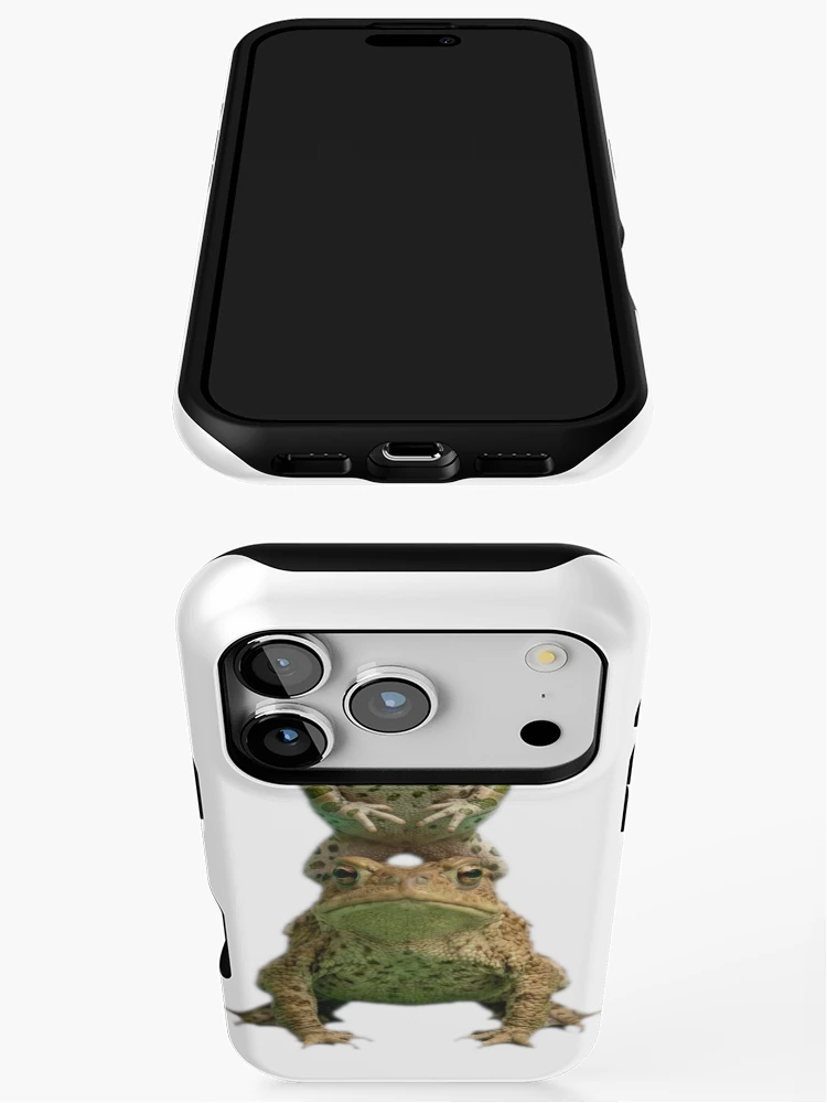Thumbnail 3 of 4, iPhone Case, Frog Stack designed and sold by InkPawDesign.