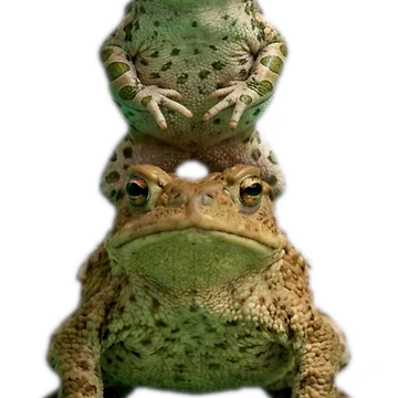 Artwork thumbnail, Frog Stack by InkPawDesign