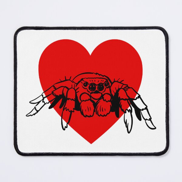 Item preview, Jumping Spider on Heart designed and sold by The Spood Shop.