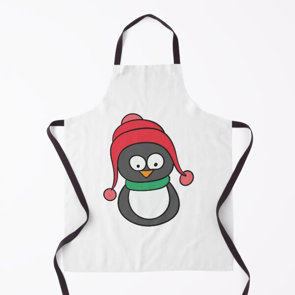 Item preview, Cute Winter Penguin in Red Hat and Scarf designed and sold by TotalityDesigns.