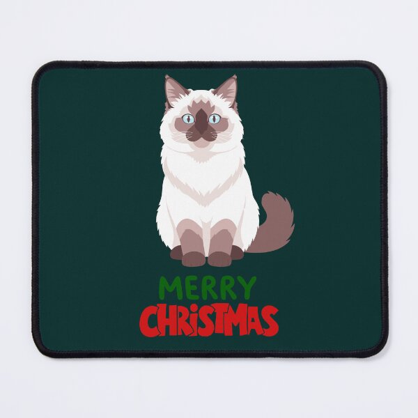 Item preview, Cute Ragdoll Cat Merry Christmas Holiday Art designed and sold by stormk10.