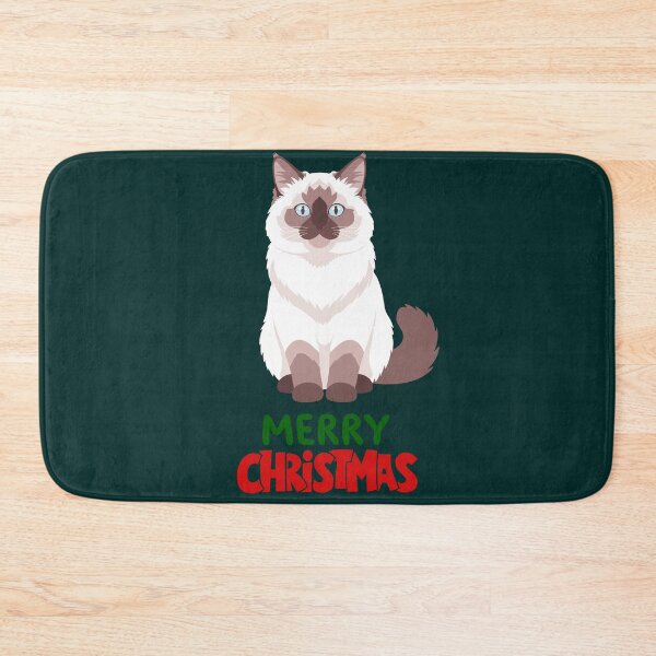 Item preview, Cute Ragdoll Cat Merry Christmas Holiday Art designed and sold by stormk10.