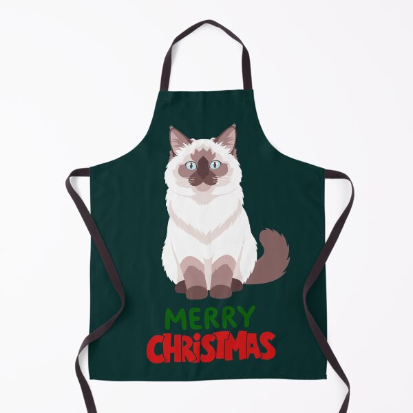 Item preview, Cute Ragdoll Cat Merry Christmas Holiday Art designed and sold by stormk10.