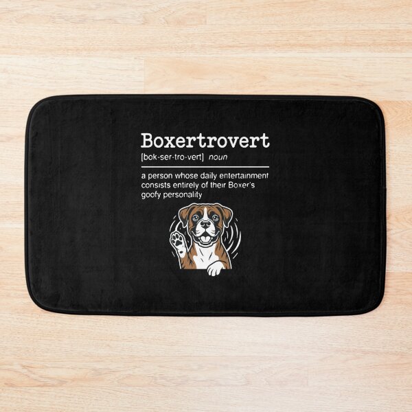Item preview, Boxertrovert Boxer Dog Owner Funny Definition Canine Lover Pet Parent designed and sold by PopStars1993.