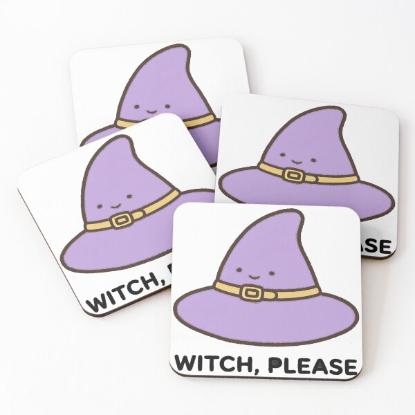 Item preview, Cute Witch Hat Witch Please Halloween Sticker designed and sold by xiaoxiaochibi.